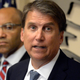 North Carolina Gov. Pat McCrory speaks during a news conference at Charlotte-Mecklenburg Police Department headquarters on Sept. 22, 2016, in Charlotte, N.C.
David T. Foster III/Charlotte Observer/TNS via Getty Images